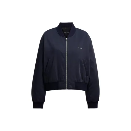 COACH Морской синий Женские пуховики