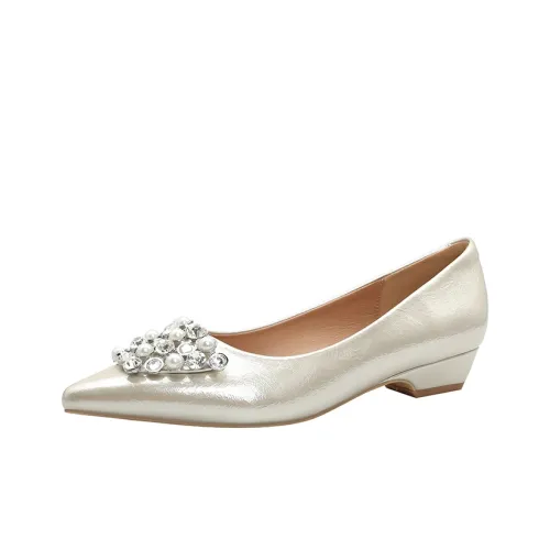 TATAYA Женские повседневные туфли Шампанское Женские