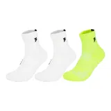 3 упаковки (Белый 2 + Неоново-желтый 1)