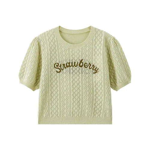 LEDIN Зимний Груша Зеленый Женские Трикотаж