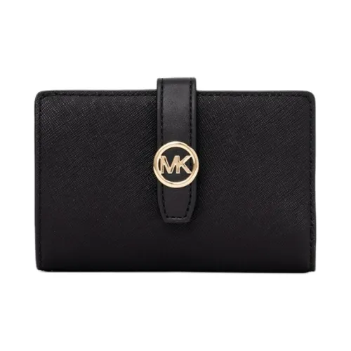 MICHAEL KORS Greenwich Кошелек из коровьей кожи средний женский черный