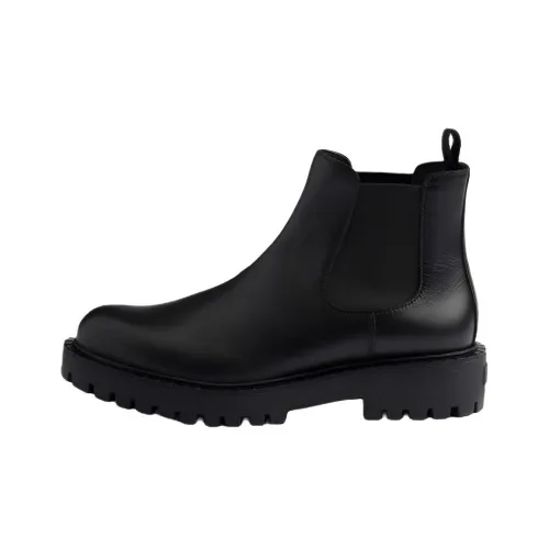 PRADA Короткий Челси 4,4CM Мужской Черный