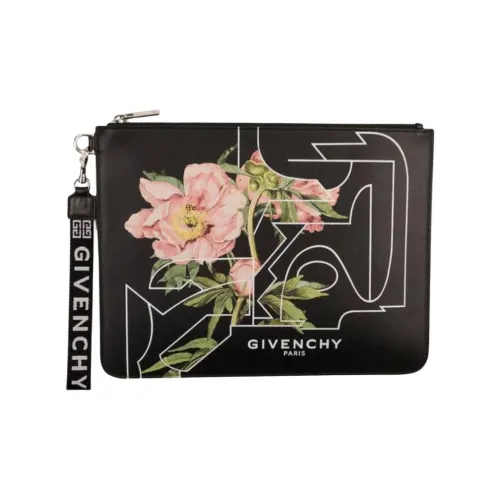 Givenchy Принт Клатч Большой Женский Черный