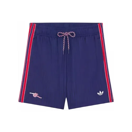 Adidas Originals x ASENNA LIANMINGKUAN SS25 Спортивные шорты Мужские Синие