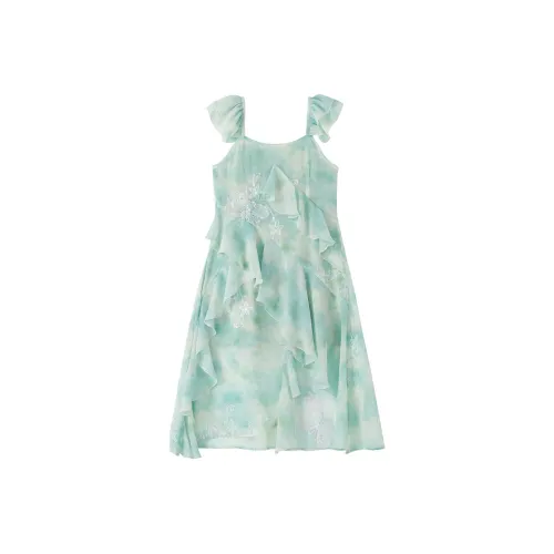 YUANYUAN GIRL Одиночная упаковка Без рукавов Платье Kids Платья