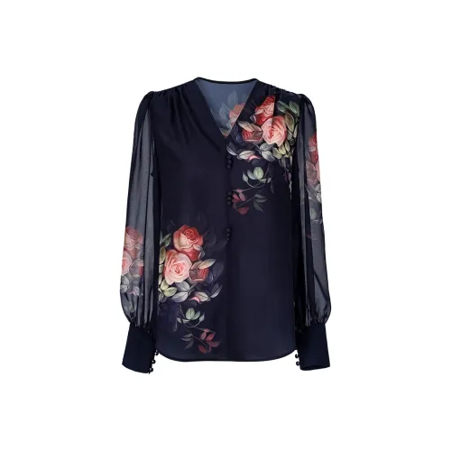 TANGXI Черные Женские Рубашки