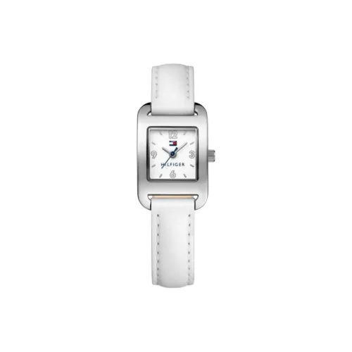 Tommy Hilfiger Comunion Collection Women's Watch Кварцевый механизм Кожаный ремешок 20 мм Белый циферблат
