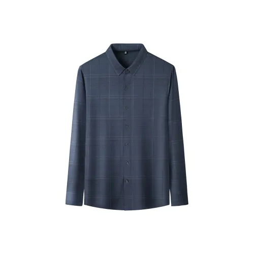 Vintage Cars Длинный рукав Мужская рубашка