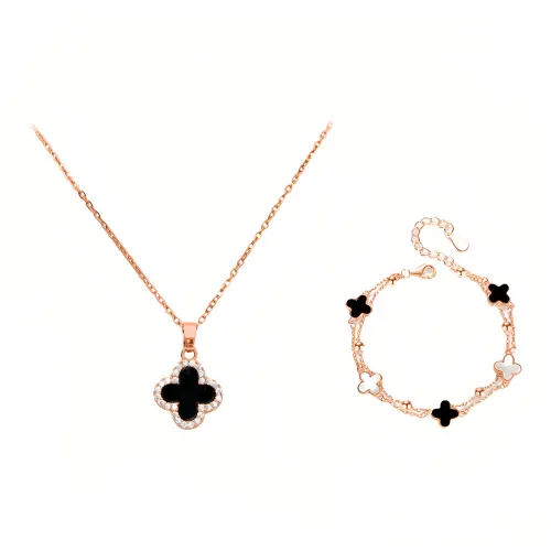 Kelanxi Сплав Циркон Изящное Ожерелье Женское