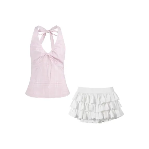 MARIE·COCO Pink Топ+Юбка Женские Комплекты с Юбкой