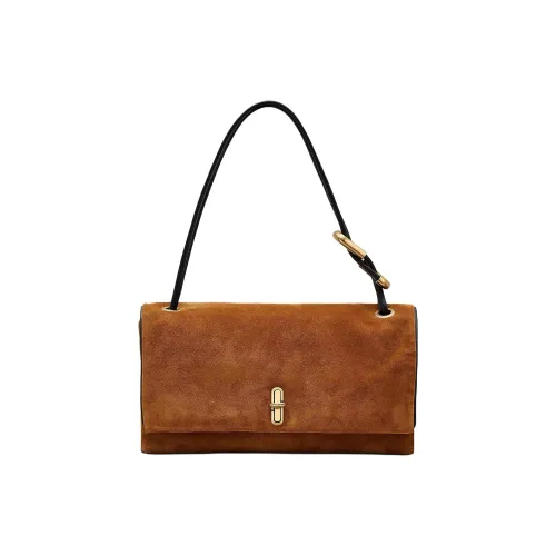 MARC JACOBS Замша Плечевая Сумка Большая Женская Коричневая