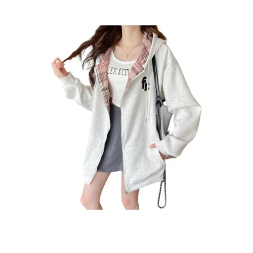 SIXUSICHOU Серый Женский Свитшот