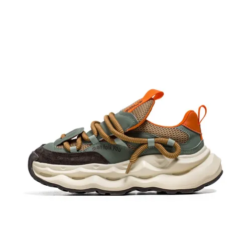 Beerus Дышащие Низкие Кроссовки с Толстой Подошвой Мужские