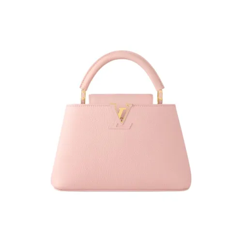 LOUIS VUITTON Capucines Taurillon Коровья кожа Сумка через плечо Сумка Женская Розовая