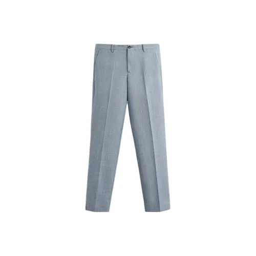 ZARA Blue Men's Suit Pants ZARA Синие Мужские Брюки для Костюма