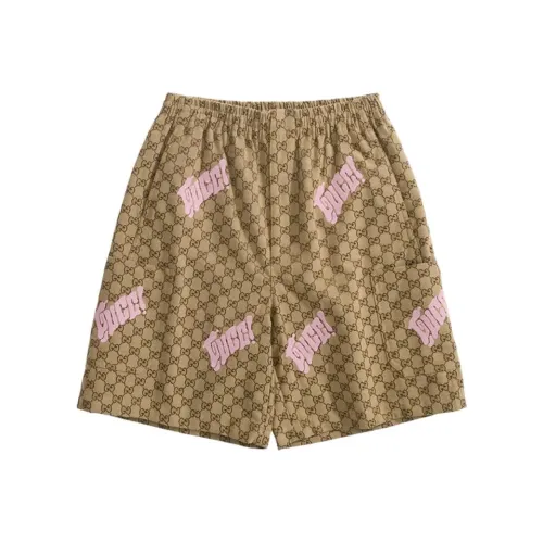 GUCCI FW25 Повседневные шорты Мужские Темно-коричневые