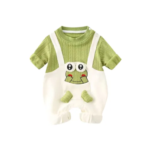 FrogPrince Зеленый A 1 Зеленый Лягушка Фальшивая Ремешок Комбинезон Детский Комбинезоны / Ползунки