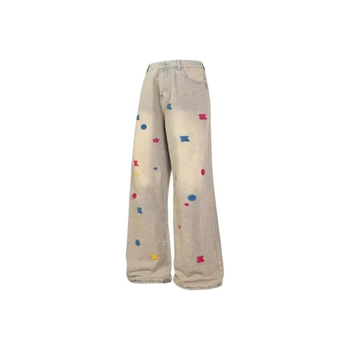 Clog Heel Желтый Унисекс Джинсы