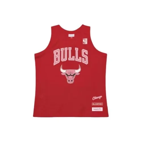MITCHELL NESS x BLACKPINK x NBA Chicago Bulls Баскетбольная Джерси Унисекс