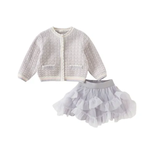 DAVE&BELLA Пурпурно-розовый Комплекты для дошкольников с юбкой