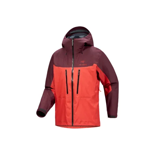 Arcteryx ALPHA Водонепроницаемый Ветрозащитный Дышащий и Устойчивый к Износу Ветровка Мужской