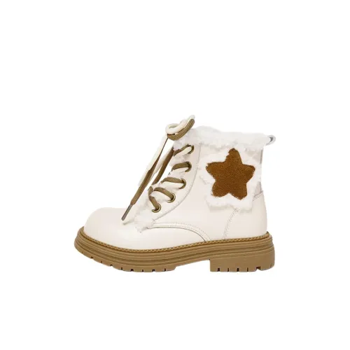 Snoffy Устойчивые к истиранию Термические Детские ботинки Кремово-белый Малыш