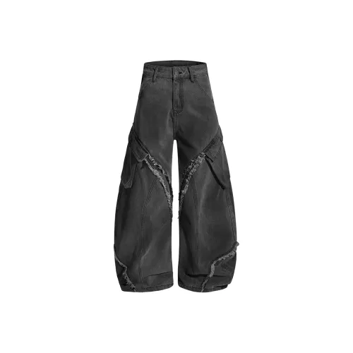 BEAR UNION Серый Женские Джинсы