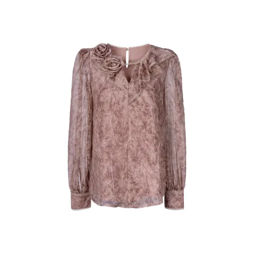 Tang Xi Кофе Женские Рубашки