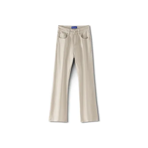 HELEH Белый Унисекс Джинсы