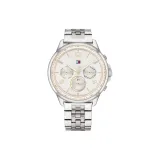 Бежевый циферблат часов