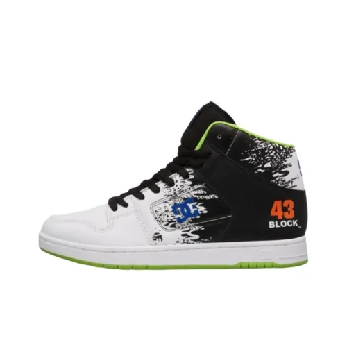 DC Shoes MANTECA 4 Hi Устойчивые к истиранию Высокие Кроссовки для скейтбординга Мужские Белый Черный