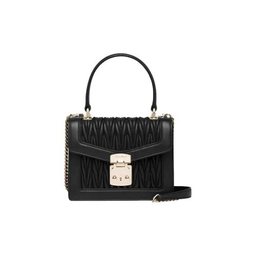 MIU MIU Confidential Напп Кожа Одно Плечо Сумка Женская Черная