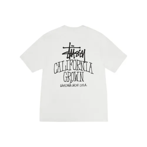 Stussy FW25 SS25 Cali GROWN Tee ПИГМЕНТ Окрашенная Рубашка Унисекс