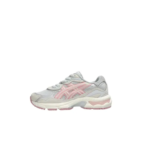 ASICS Гель NYC Low Топ Детские беговые кроссовки Серо-розовый для детей 3-7 лет