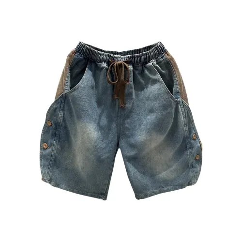 KAIZZGAO Мужские джинсовые шорты