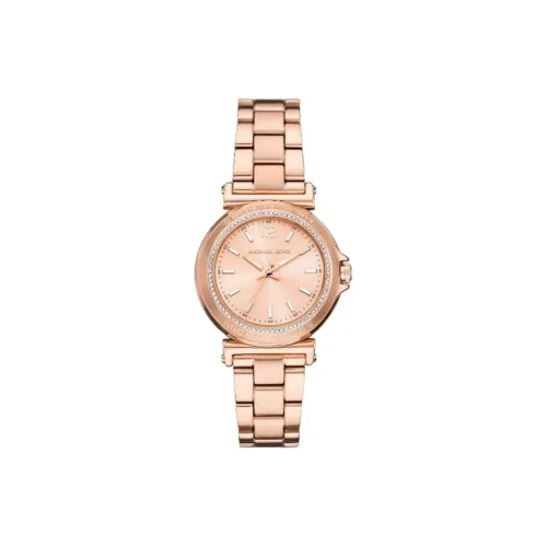 MICHAEL KORS Наручные часы Кварцевый механизм Ремешок из нержавеющей стали 33 мм Розовое золото Циферблат Женские часы