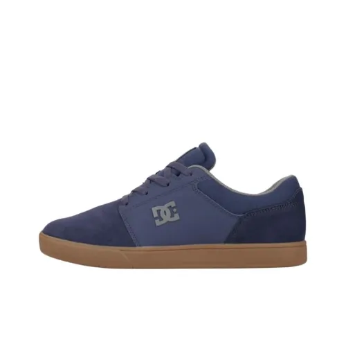 DC Shoes Crisis 2 Дышащая Поддержка Низкие Кроссовки для Скейтбординга Мужские Серый Синий