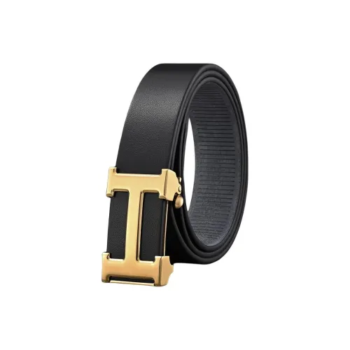 Devanro Ремни из натуральной коровьей кожи мужские 3,5 см