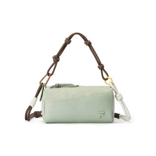 FILA FUSION Полиуретан ПУ (полиуретан) синтетическая кожа сумка через плечо маленькая унисекс серый болотный зеленый