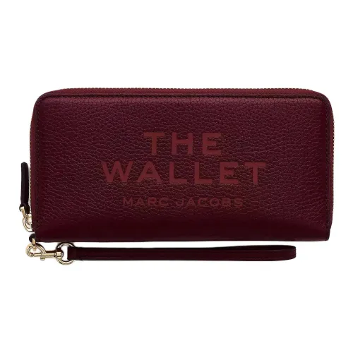 MARC JACOBS GRAIN LEATHER Кошелек Женские Вишня