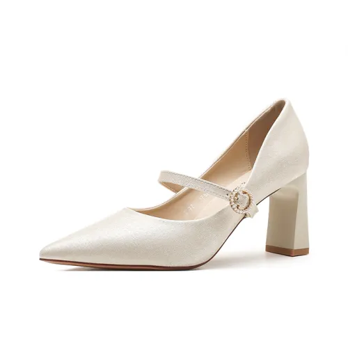 Zubumei Грубый каблук Высокие каблуки Женские