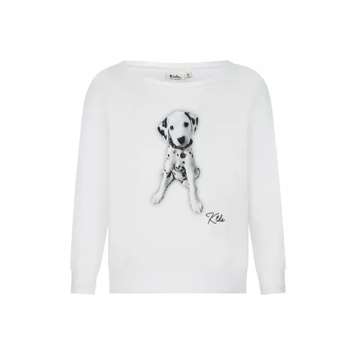 KTDA Белый Женский Свитшот