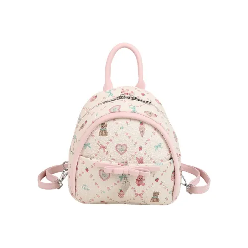 KOUDIXIONG ПУ (полиуретан) Рюкзак Обычный Подростки Пузырьки Клетчатый Пузырьки Клетчатый Пуговица Пузырьки Клетчатый Синий розовый Клетчатый