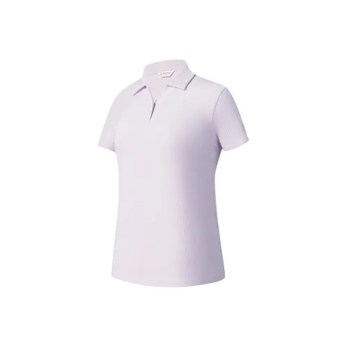 FILA GOLF серия Короткий рукав POLO Женская халат Cloud фиолетовый