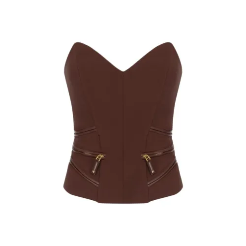 Elisabetta Franchi Без бретелек Топ Женский