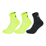 3 упаковки (Неоново-желтый 2 + Черный 1)