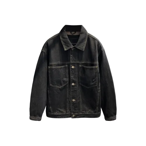 YGQPZHZ Синий Черный Мужские Куртки