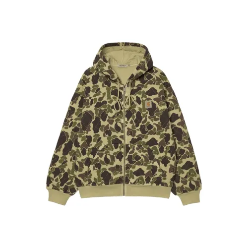 Carhartt WIP FW25 С капюшоном Vista Стеганый Sweat Куртка Унисекс