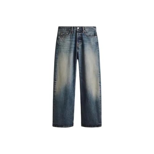 H&M Джинсовый синий Мужские Джинсы