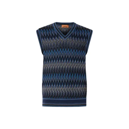 MISSONI Мужские майки синего и серого цвета